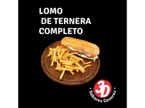 LOMO COMPLETO + PAPAS FRITAS de 3D.SABORESCASEROS