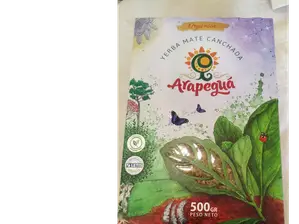 Arapegua organica canchada 1/2kg de a-MATE Almacén de yerbas