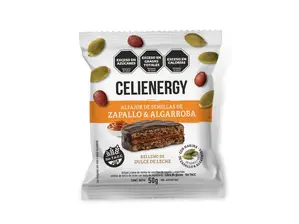 Alfajor de Semillas de Zapallo y Algarroba relleno de Dulce de Leche CELIENERGY de ADN Natural