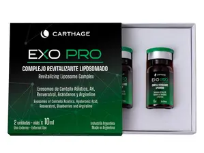 Complejo Revitalizante Liposomado con Exosomas de Centella Asiática FACIAL 2 unidades x 10 ml de Amatista