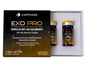 Complejo Anti-Age Equilibrante con Exosomas de Cúrcuma FACIAL 2 unidades x 10 ml de Amatista