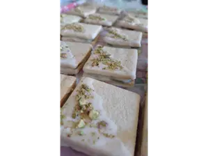 Alfajor pistacho de Amelie cocina saludable