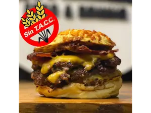 Deluxe doble de Antezana burger
