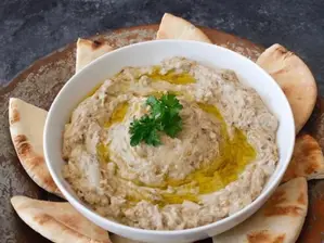 Baba Ganush - Pure de Berenjena de Armenian Restaurante