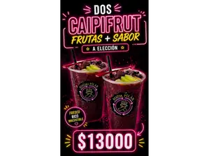 DOS CAIPIFRUT de BebidasPilar