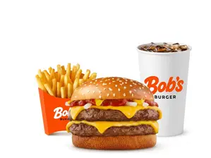 MEGA Combo Cuarto De Libra de Bob's burger