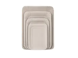 Bandeja Carton Gris Rectangular N°1 de Bol-sar