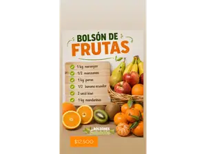 FRUTAS de BOLSONES SALUDABLES