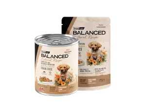 Natural Recipe Filetes Cordero Perro Cachorro de BravoPet