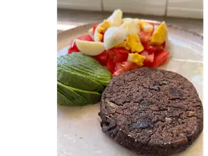 Hamburguesa de poroto negro y hongos de pino x 4 un de Brote Ser