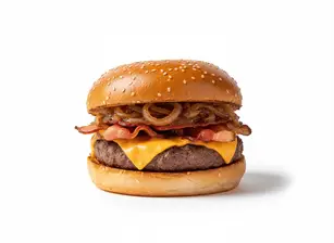 Bacon cheeseburger de brunksburguer