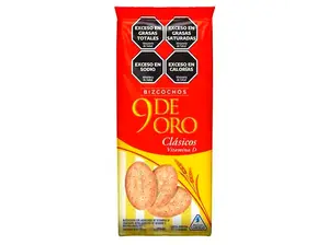 Pack x 5 Bizcochos 9 de Oro clásicos x 200 gr de Buenazo distribuidora