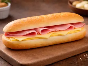 Sandwich de jamon y queso de buffetlapaz