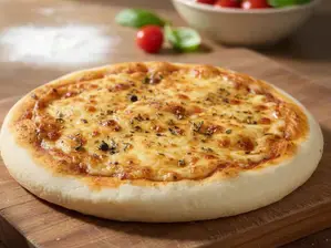 Pizza individual de mozzarella de buffetlapaz