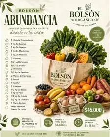 Producto de El Bolsón Orgánico
