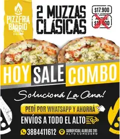 Producto de Pizzería del Barrio