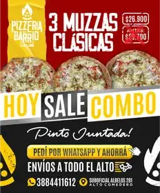 Producto de Pizzería del Barrio