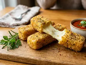 Barritas de muzzarela a las finas hierbas de Cava & Tabla - Alta Gracia