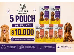 Promo 5 Complete Pouches de CHESTERPETSHOP