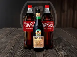 FERNET 750 ML + 2 COCA COLA 2.5 LT de Copa Tomada