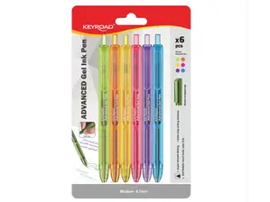 Boligrafos Retractiles - (Pack x6) - Codigo 258690 de Copy Rio