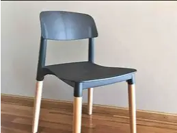 SILLA MILAN NEGRA de cordobamuebles.com