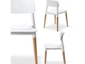 SILLA MILAN BLANCA de cordobamuebles.com