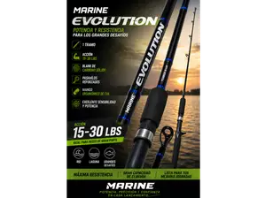 Caña Marine Evolution de El correntino pesca camping carnada