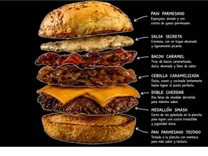 MELOSA BURGER de Cruncheese burger