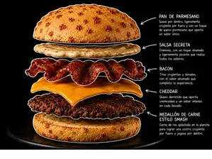 BACON BURGER de Cruncheese burger