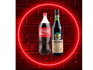 Fernet + coca cola 2,25 de Cuatro copas