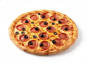 Pizza calabresa de Date el gusto