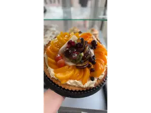 Tarta de frutas con crema pastelera de Delicias MerMer