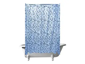 Cortina de Baño Satin con funda de Delider Limpieza