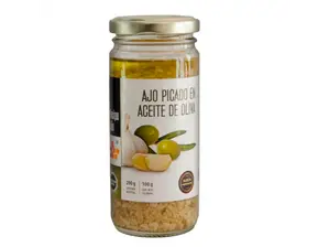 200. Ajo Picado en aceite de Girasol x 200 gr de distribuidoradeliciasandinas