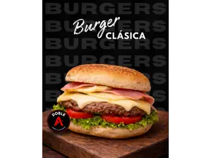 BURGER CLASICA de Doble A Lomos - Almafuerte
