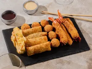 Philadelphia de ebi sushi fusion