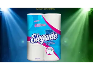 PAPEL HIGIÉNICO ELEGANTE 6X30 MTS de Eco Clean TDF