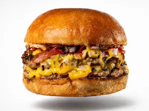 Royal burger (cuarto de libra) de El Americano