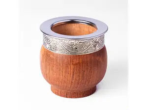 MATE IMPERIAL PREMIUM CON VIROLA DE ALPACA Y ACERO de EL ARRIERO