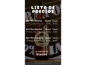 Pet Litro Lupuladas de El Despacho de Diacov