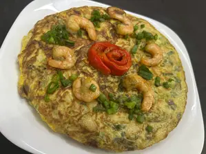 (530) tortilla de CAMARONES de EL TIBURON - FISH FOOD