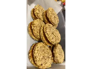 Alfajores de almendras *8 de Equilibrio comidas