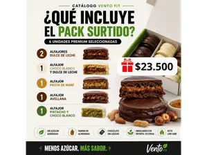 CAJA PREMIUM x 6 ALFAJORES SURTIDOS - REGALO de Esto es Keto - ENVÍOS SEMANALES
