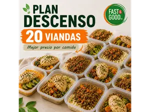 20 VIANDAS KETO DESCENSO de Fast and Good Viandas Saludables