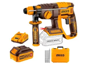 Rotomartillo P20s 20mm 4 Funciones Crhli202081 Smf Color Naranja Claro Frecuencia 50/60 Ingco de FERREMAX