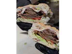 Sandwich de milanesa de ternera de Fogueo