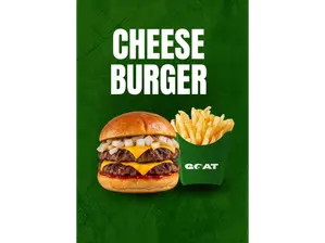 CHEESE BURGER de GOAT BURGER