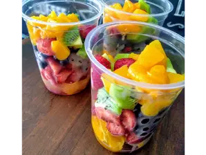 Ensalada de frutas de Granola