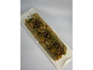 Dog roll de langostinos furikake de haruosushi